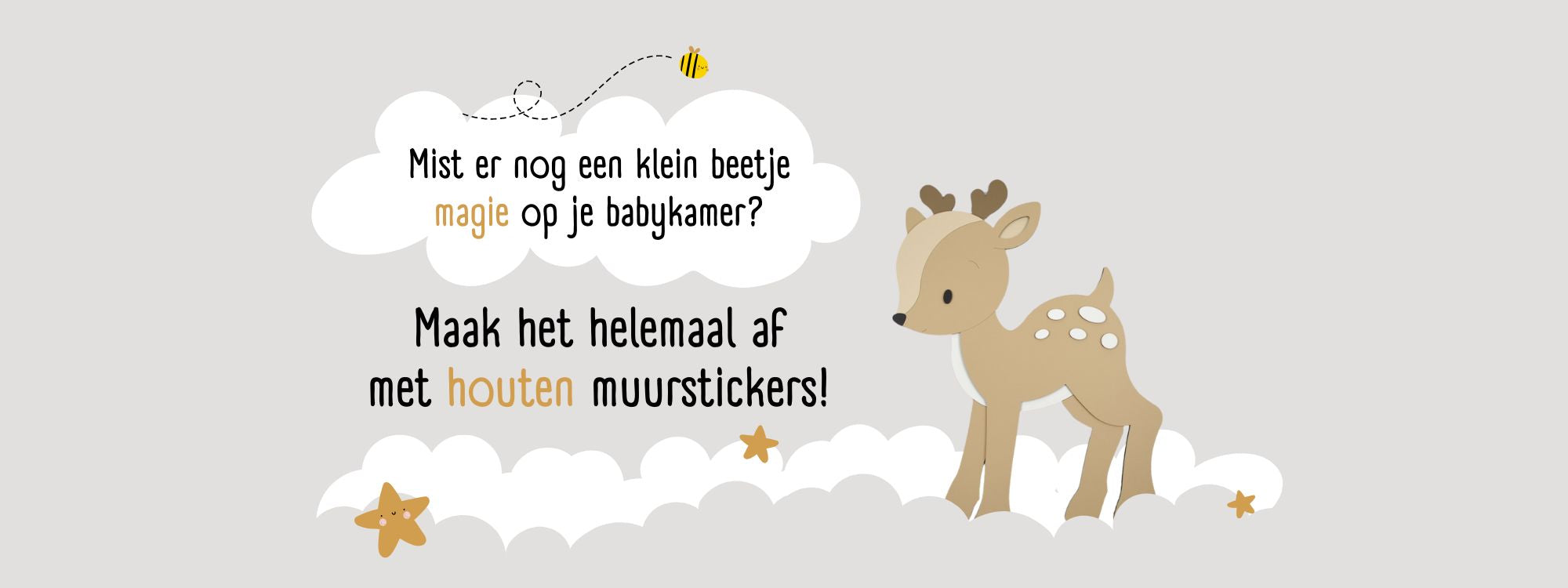 Welkom bij Koosje decoraties houten muurdecoraties voor de babykamer