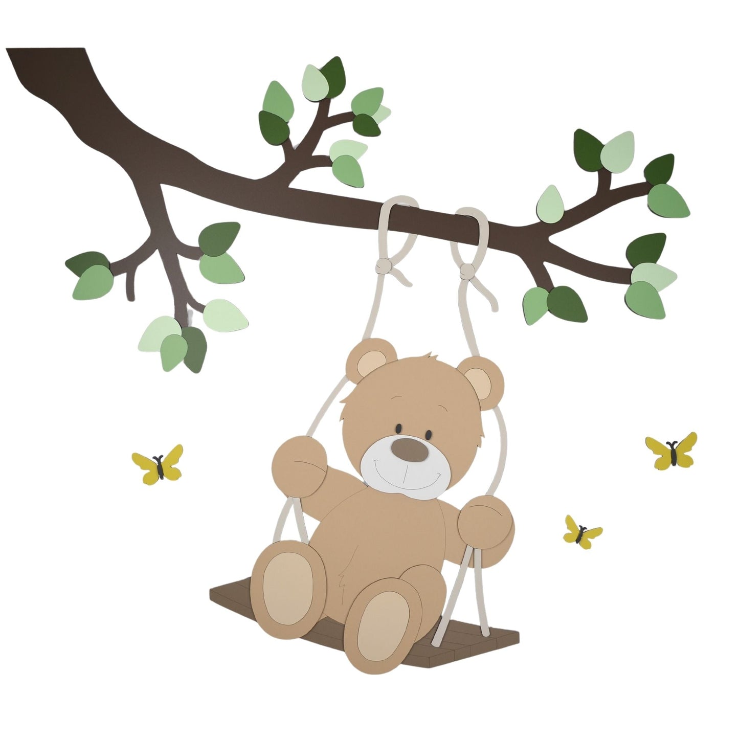 Houten-muurdecoraties-babykamer-tak-schommelend-beertje-naturel