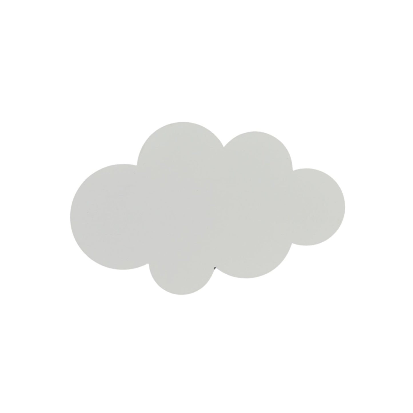 Houten muursticker - DIY - Wolk - middel (19x12cm) - zelf verven