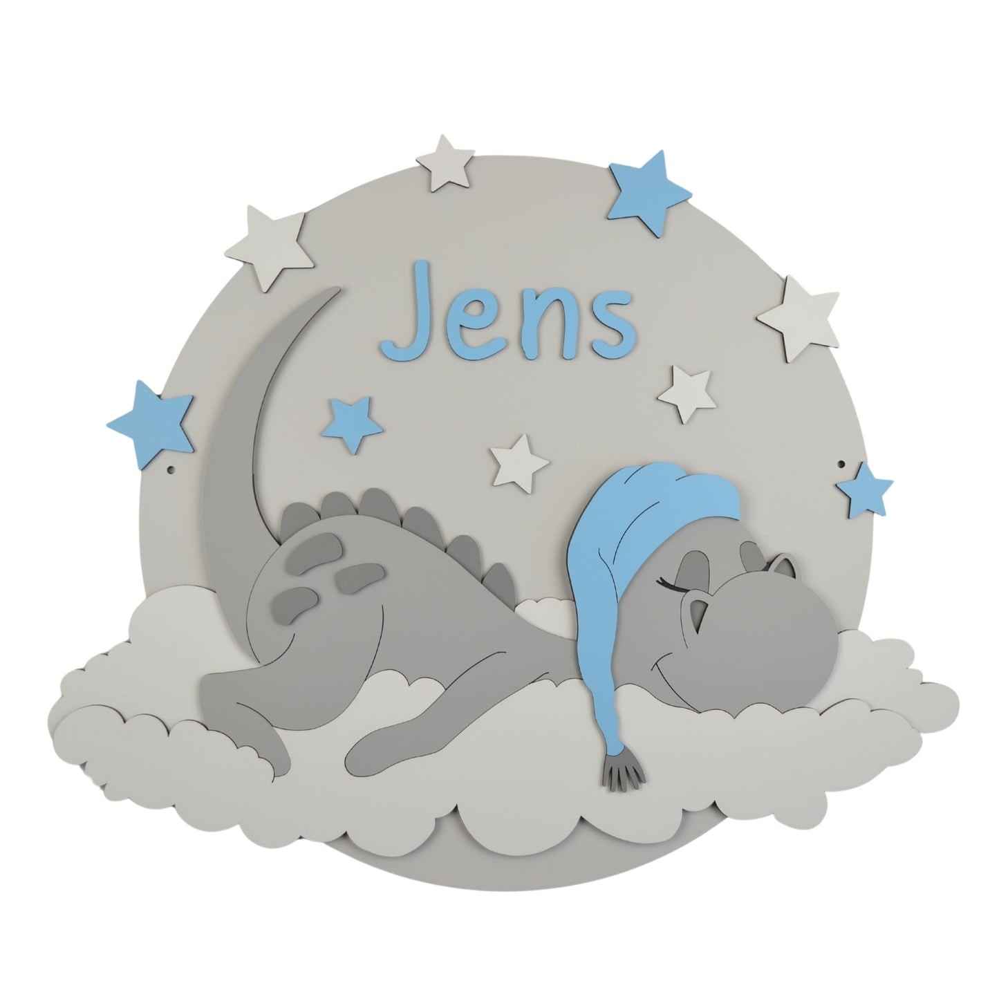 Muurdecoratie-babykamer-hout_draakje-wolk-babyblauw