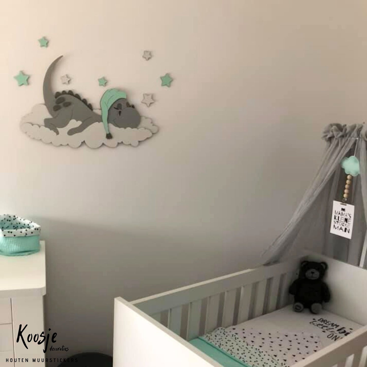 Muurdecoratie-kinderkamer-slapend-draakje
