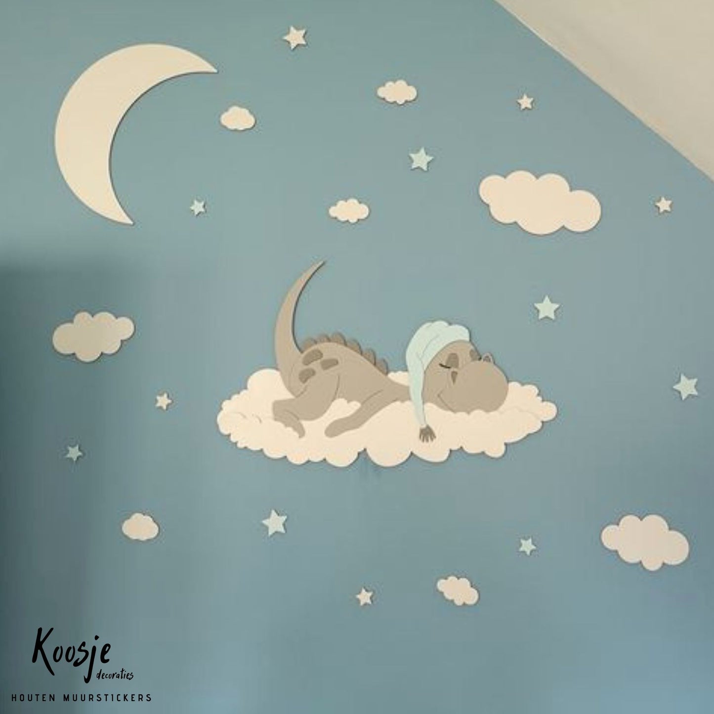 Muurdecoratie-kinderkamer-slapend-draakje