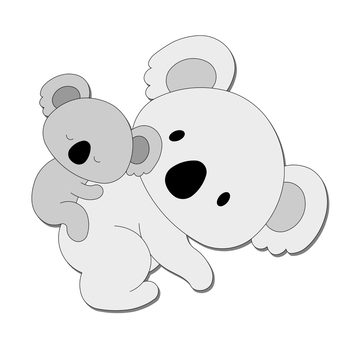 Houten-muurdecoratie-kinderkamer-koala-baby
