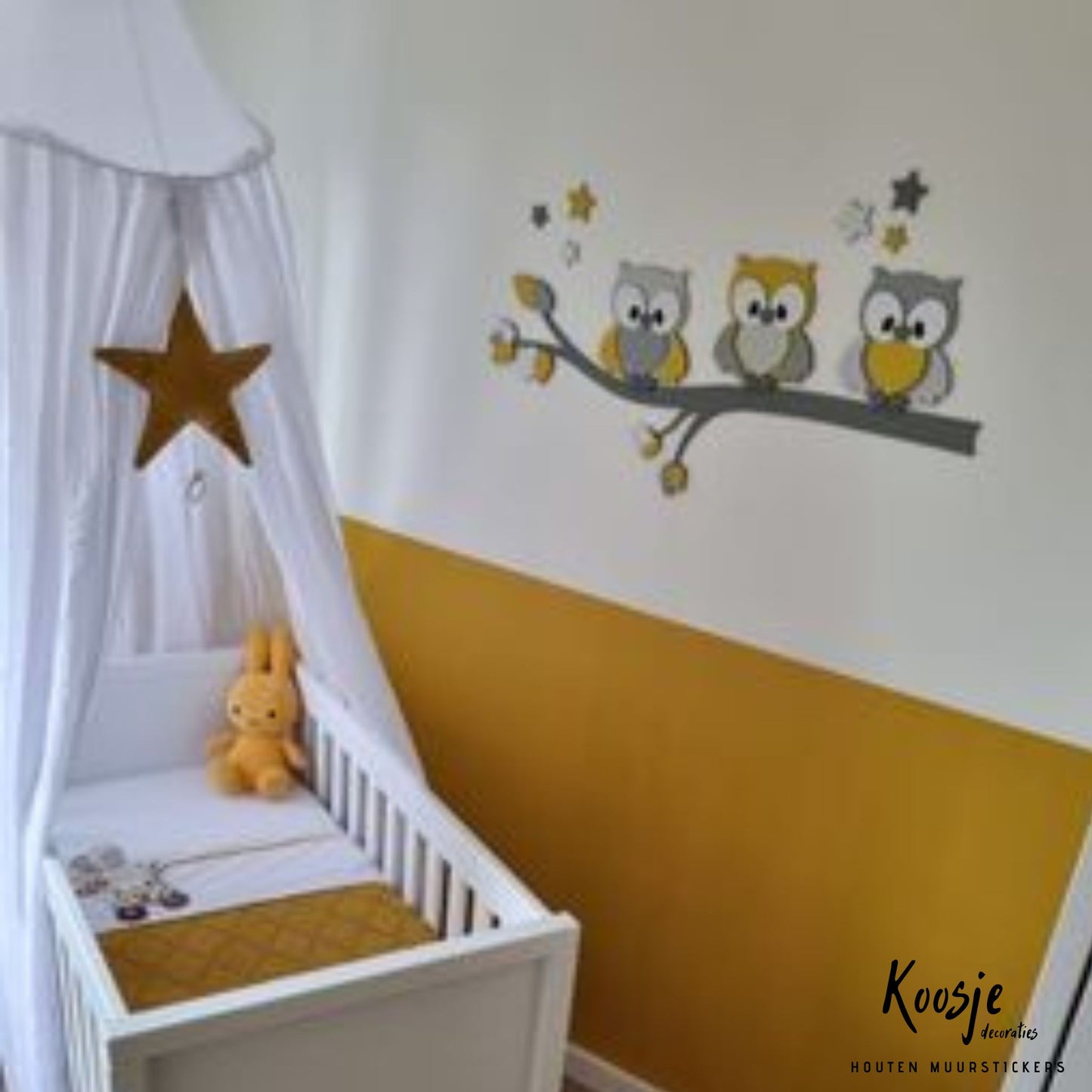 Muurdecoratie-kinderkamer-tak-uiltjes