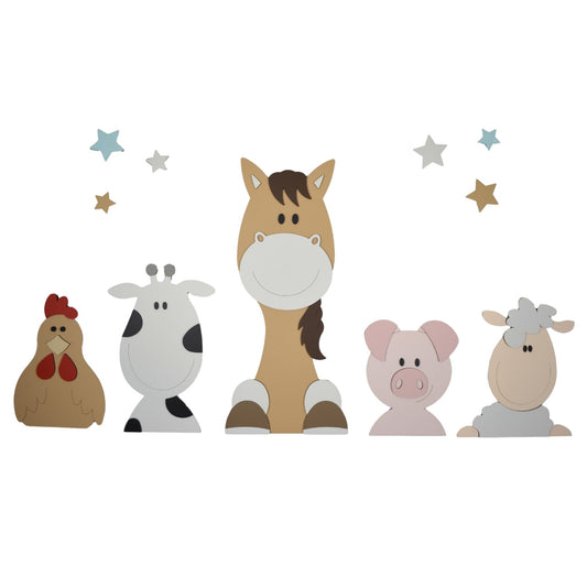 Muurstickers-babykamer-boerderijdieren-naturel