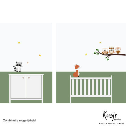 muurdecoraties-babykamer-tak-uiltjes